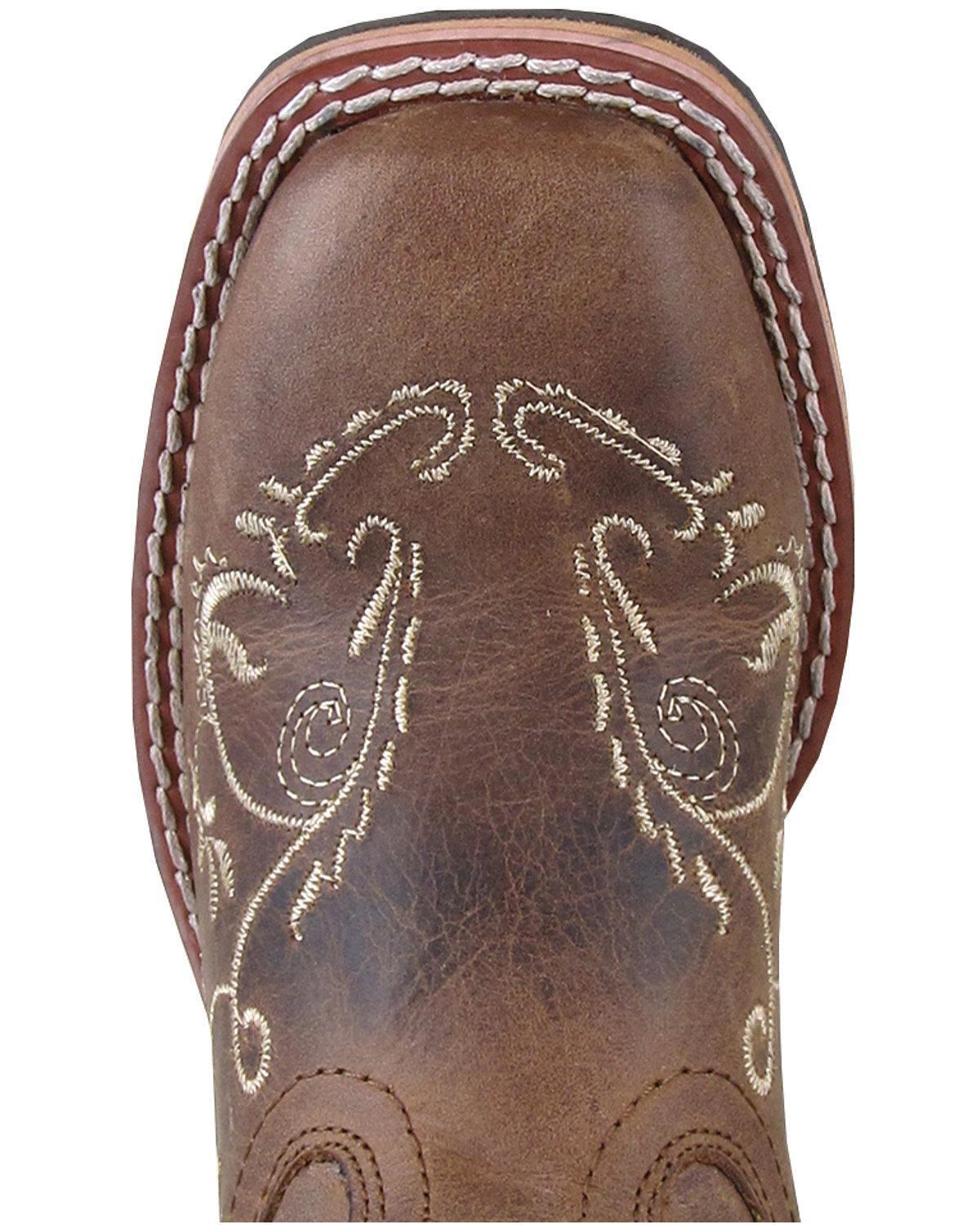 Smoky Mountain Youth Marilyn Brown Waxed Distressed Western Boots 3845 -  Russell's Western Wear, Inc.