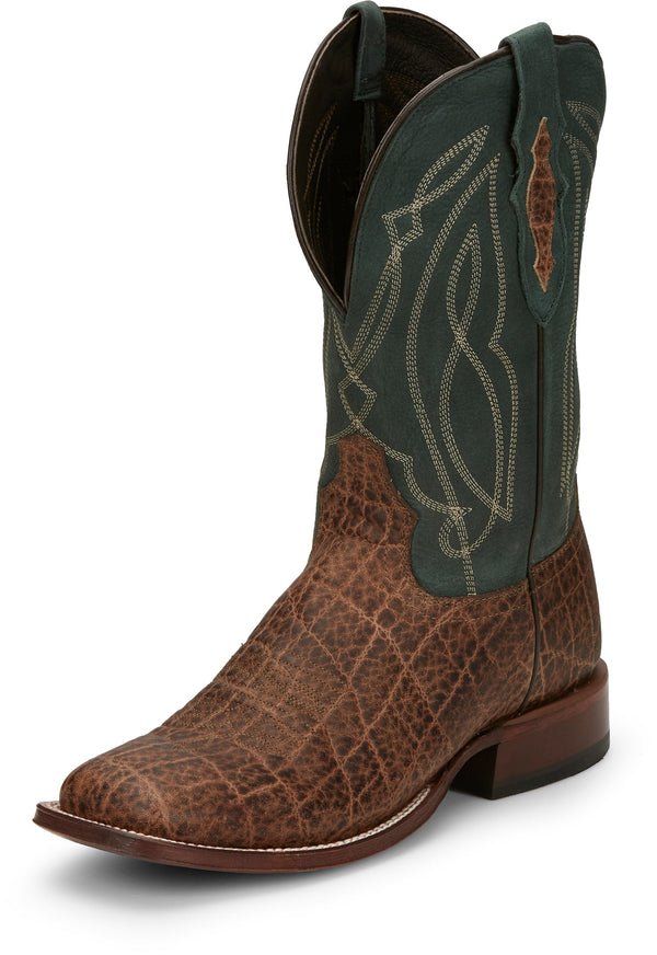 Men Print Sea Turtle Vintage Chocolate Square Toe Western Boots – La Raza  Western Wear