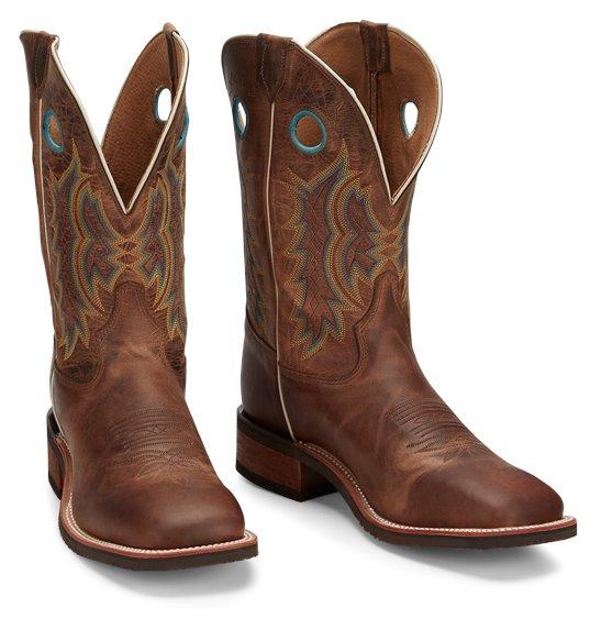 Tony Lama Men's Americana Creedance Brown Square Toe Cowboy Boots 7973 -  Russell's Western Wear, Inc.