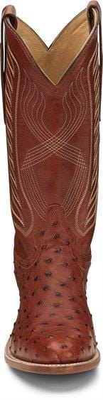 TONY LAMA Boots Tony Lama Men's Mccandles Brandy Full Quill Ostrich Boots 8257