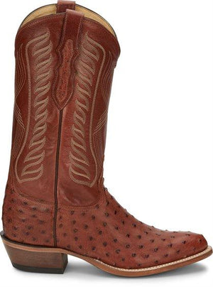 TONY LAMA Boots Tony Lama Men's Mccandles Brandy Full Quill Ostrich Boots 8257