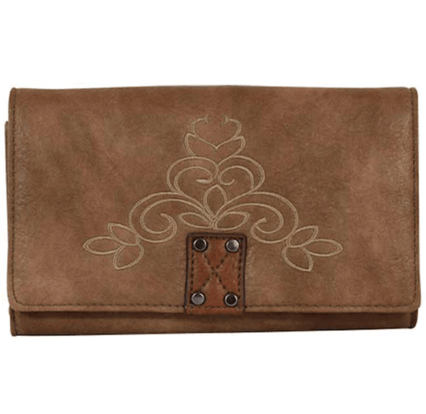 Embroidery wallet 2024 with accessories