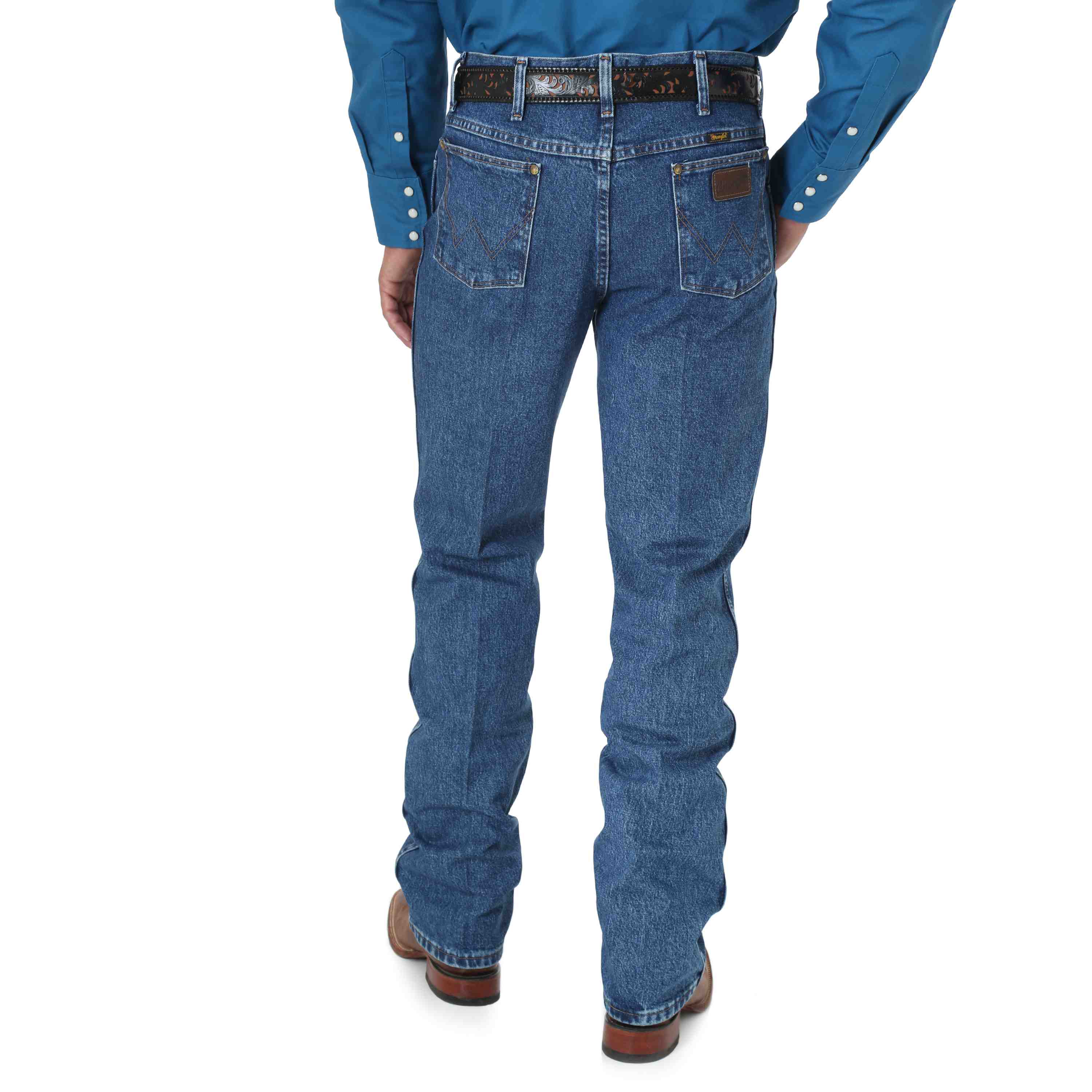 Wrangler Men's 0936 Cowboy Cut Slim Fit Jean, Dark Stonewash, 27W x 32L :  : Clothing, Shoes & Accessories
