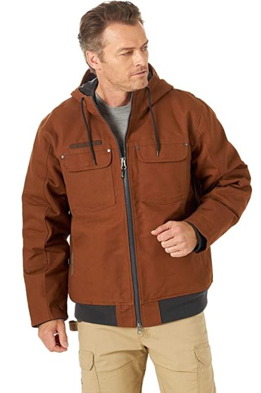 Wrangler Riggs Workwear Men's Tough Layers Full Zip Work Hoodie