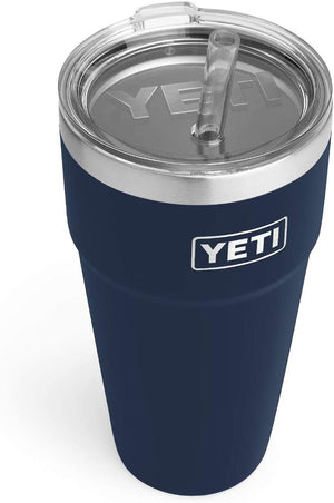 Yeti Rambler 26 oz. Stackable Cup with Straw Lid